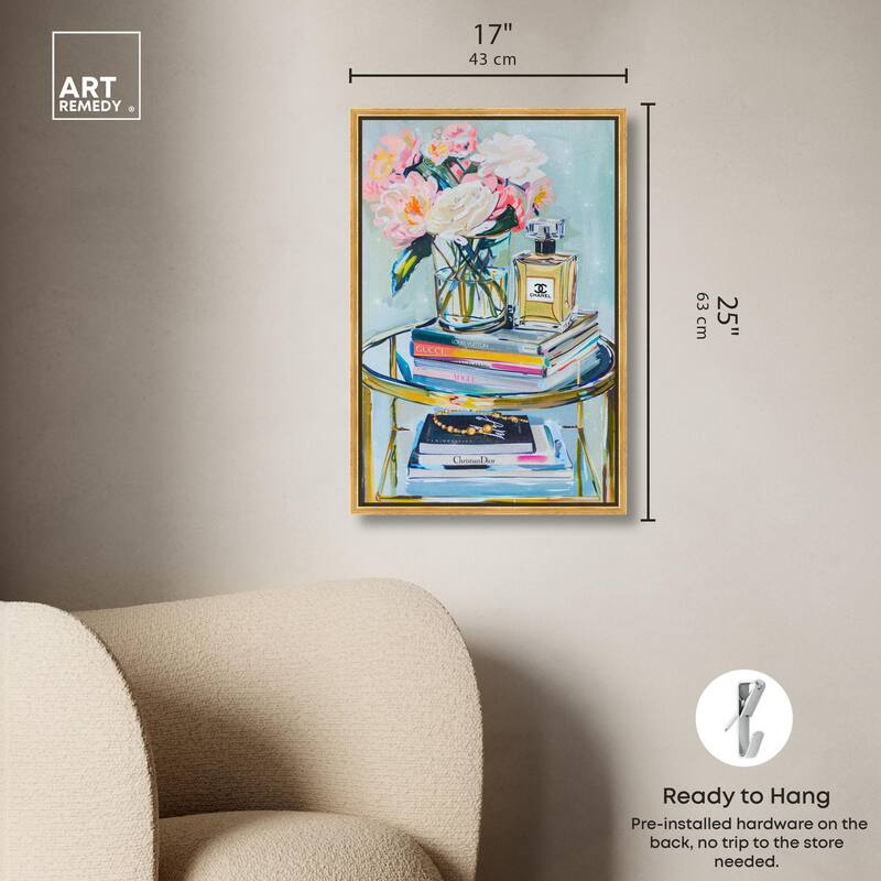 Glass Stand Glam Canvas by Art Remedy