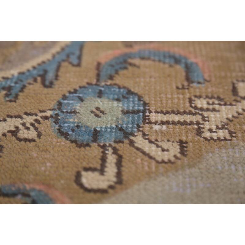 Tabriz Persian Vintage Area Rug Hand-Knotted Wool Carpet - 9'8"x 12'9"