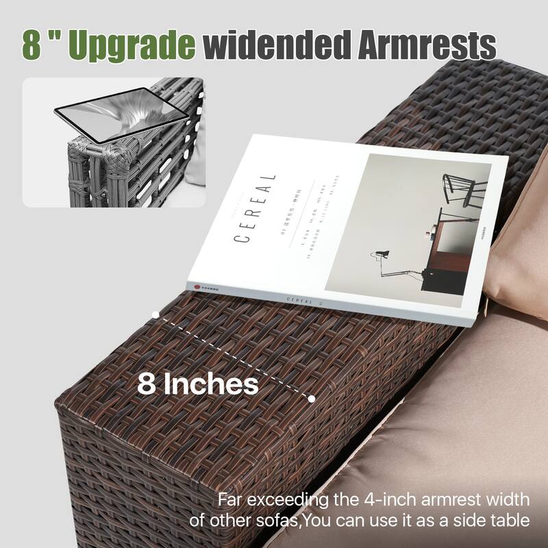 Patio Furniture Set , Outdoor Sectional Sofa Set