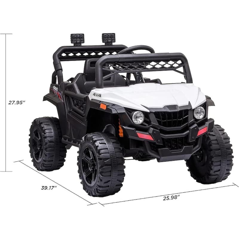 12V Kids Ride On Car Truck Parent Remote Contro Spring Suspension