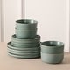 preview thumbnail 24 of 30, Earth & Clay Amber Stoneware Dinnerware Set