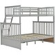 preview thumbnail 17 of 56, Twin Over Full Wood Bunk Bed with Storage Drawers and Ladder