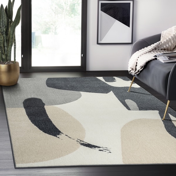 Abani Rugs Nuevo NUE280A Modern Artsy Area Rug - Bed Bath & Beyond ...