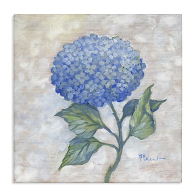 Stupell Traditional Blue Hydrangea Bloom Canvas Wall Art Design By Paul Brent