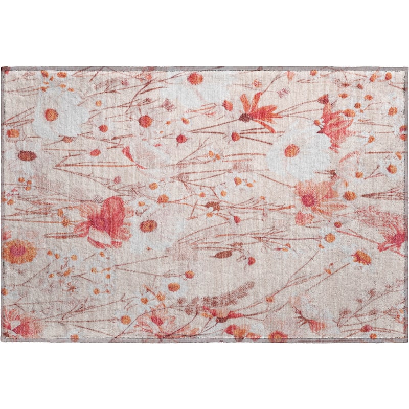 Premium Washable Super Soft Floral Mayfield Rug