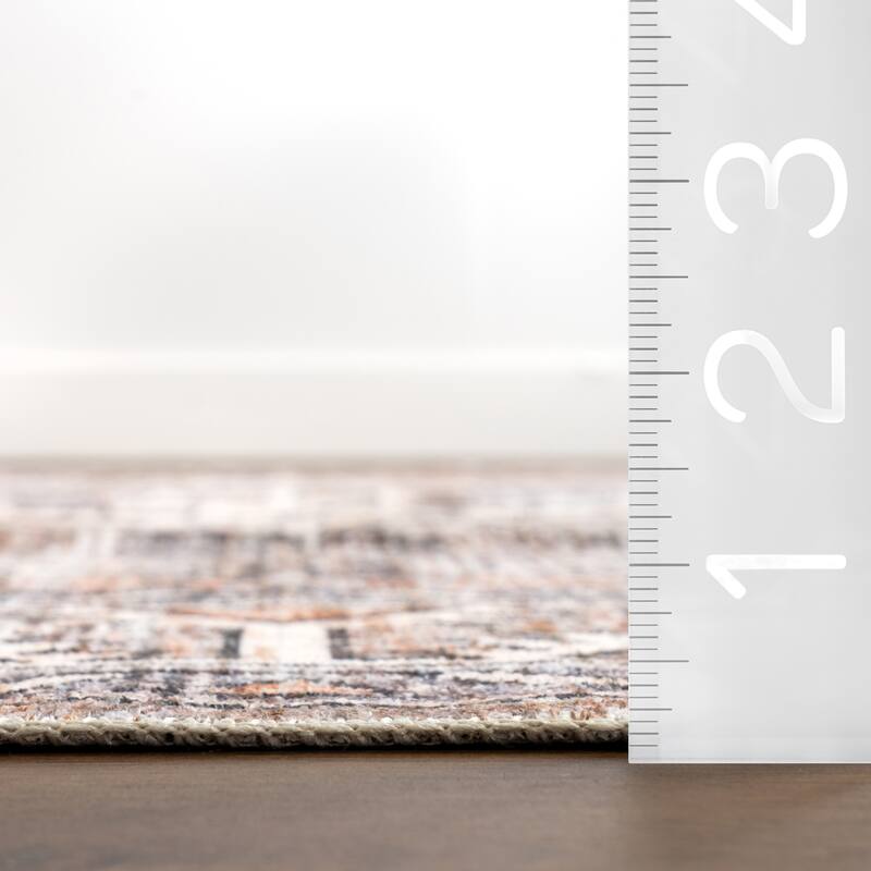Nuloom Layana SplashGuard Geometric Machine Washable Area Rug
