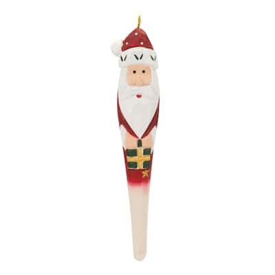 Santa Drop Christmas Ornaments - 7.25" - 12ct