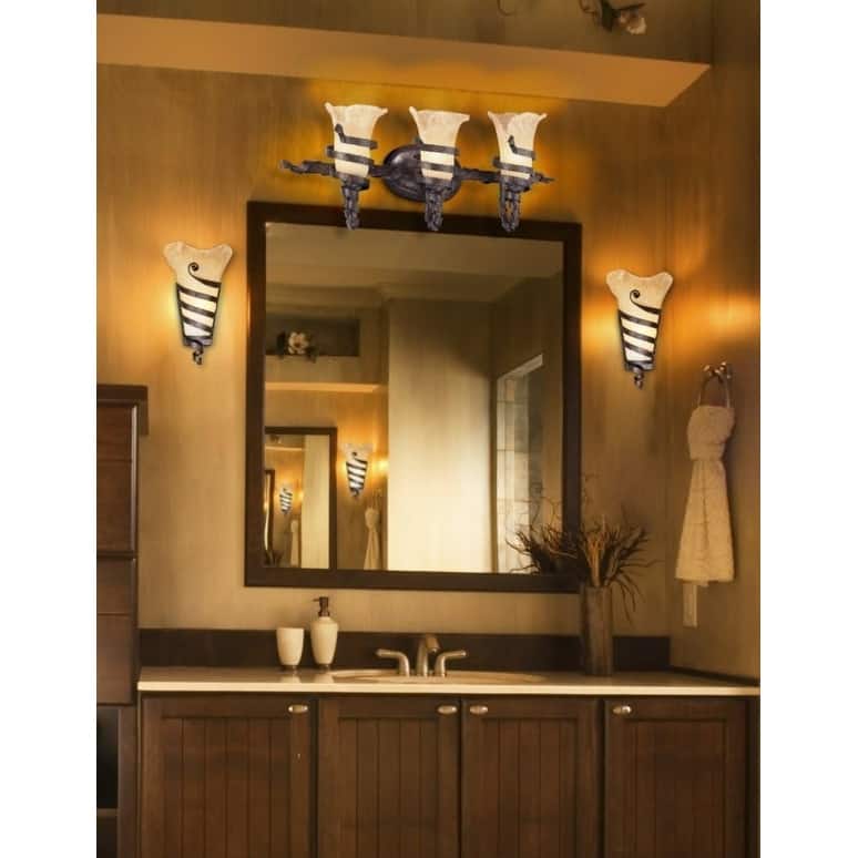 17 inch bathroom light brown hallway light metal wall light