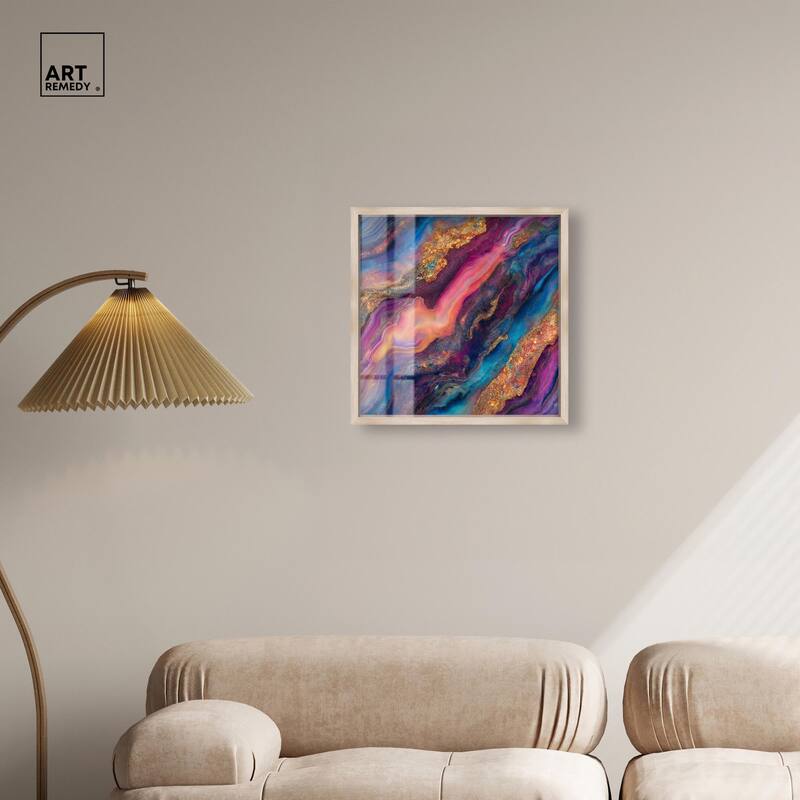 Glittering Spectrum III Shadowbox by Art Remedy