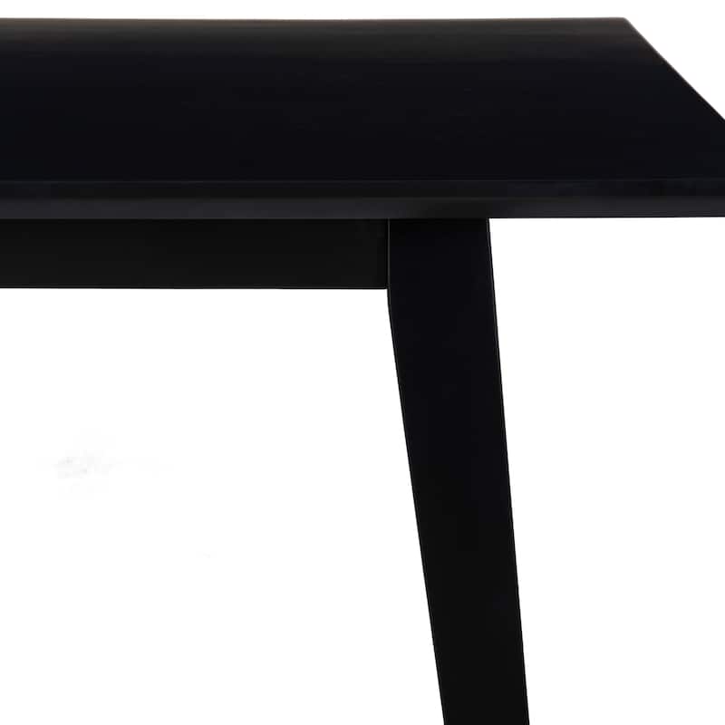 Caelan Black Wooden Dining Table