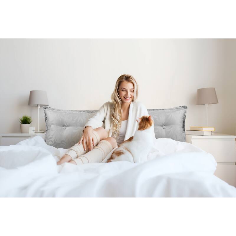 WOWMAX Headboard Pillow Bed Rest Body Pillow Back Support Reading