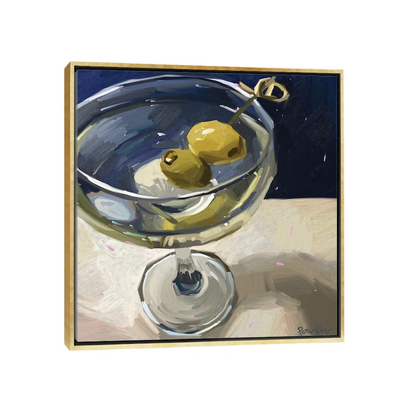 iCanvas "Dirty Martini" by Teddi Parker Framed Canvas Print - Gold - 37x37
