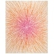 preview thumbnail 30 of 89, SAFAVIEH Evoke Juli Abstract Boho Burst Rug 6'7" x 9' - Fuchsia/Cream - Rectangle