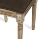 preview thumbnail 33 of 62, Remuda Wood and Cane Upholstered 5 Piece Circular Dining Set by Christopher Knight Home