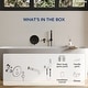 preview thumbnail 27 of 40, Wall Mounted Tub Faucet with Hand Shower Tub Filler Faucet Set