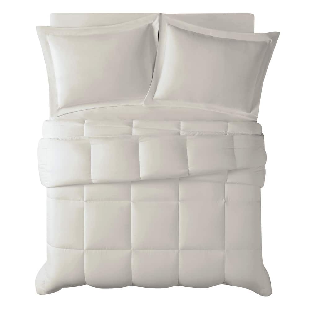 Truly Calm Antimicrobial 3 Piece Down Alternative Comforter Set
