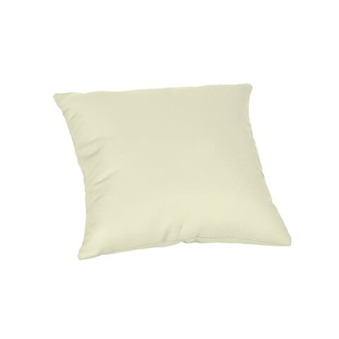 Sunbrella 16-inch Square Solid Color Outdoor Throw Pillow in 24 options
