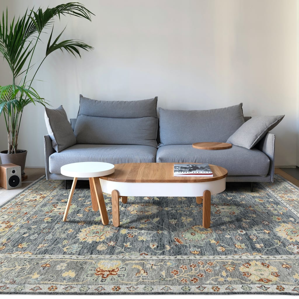 Jaigarh Dale Traditional Oriental Hand-Knotted Area Rug