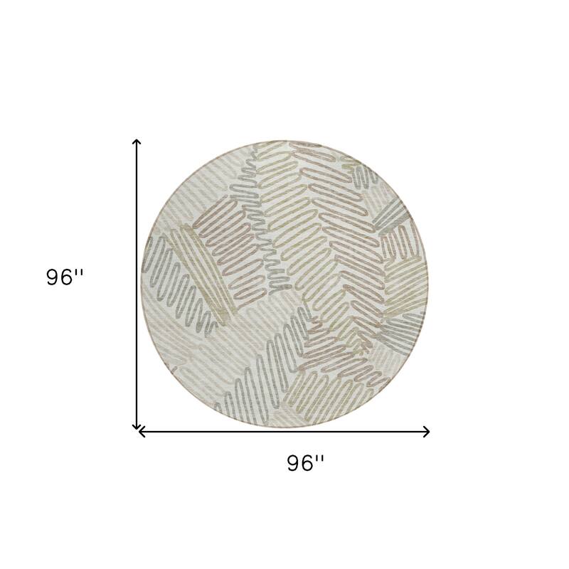 HomeRoots Floral Transitional Rectangle Outdoor Rug