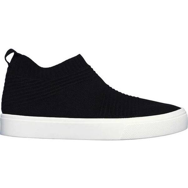 Skechers Women%27s Poppy Like Socks Mid Top Sneaker Black