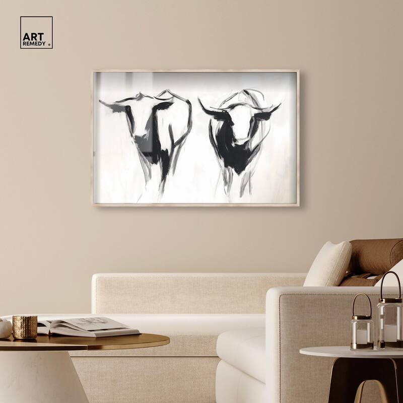 Bovine I Shadowbox by Art Remedy