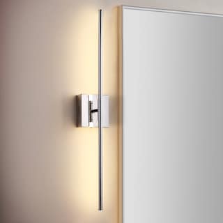 Conley 28" Dimmable Integrated LED Metal Wall Sconce, by JONATHAN  Y