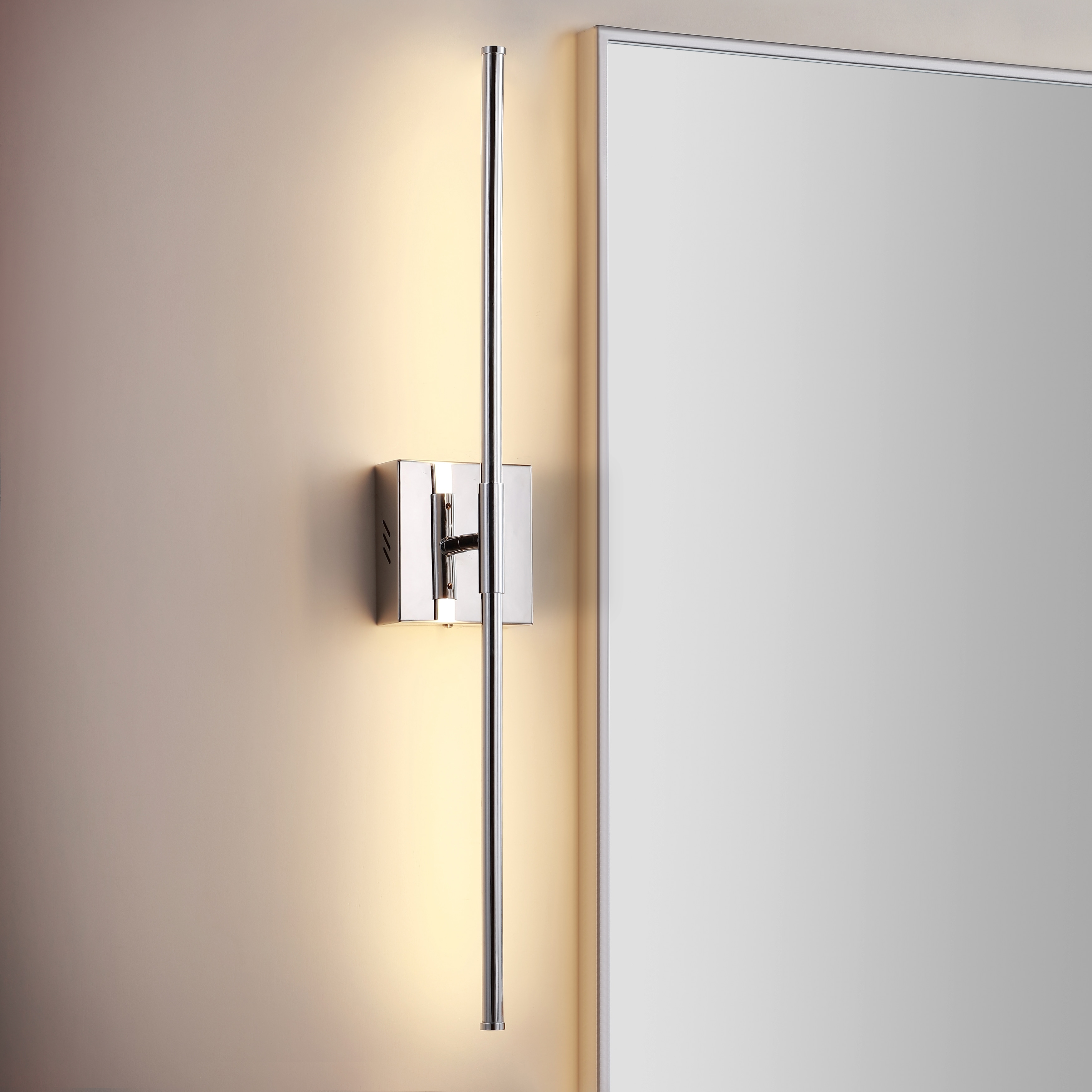 JONATHAN Y 28" Dimmable Integrated LED Metal Wall Sconce