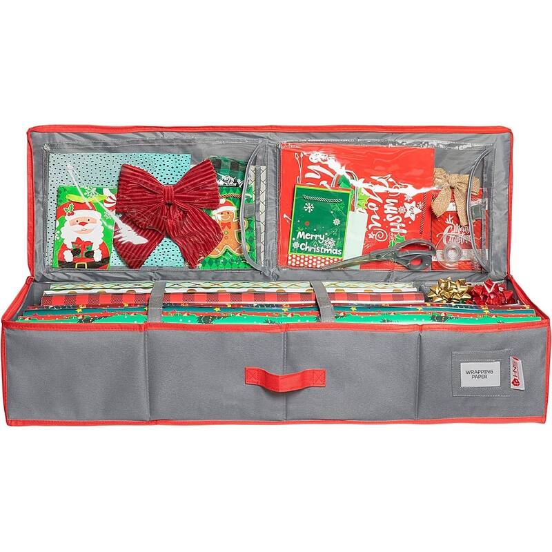 Hold N' Storage - Wrapping Paper Storage Container. Fits up to 27 Rolls 1.37" Diam.