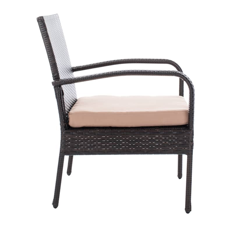 SAFAVIEH Outdoor Addisyn 3-Piece Lounge Set - 18Wx18Dx17H