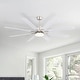 preview thumbnail 44 of 70, 52/66/72/84 Inch Smart Ceiling Fan with Light ,Wall Switch, APP Control,Dimmable LED,8 Blades