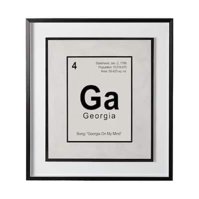 Breaking Georgia Framed Art Print
