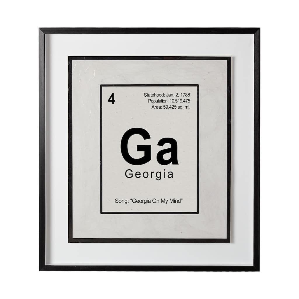 Breaking Georgia Framed Art Print