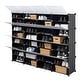 preview thumbnail 16 of 17, Portable Shoe Rack Organizer 66-72 Pair Tower Shelf Storage Cabinet
