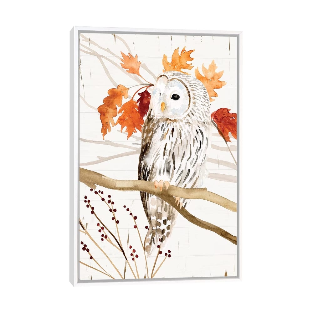 iCanvas "Harvest Owl II" by Victoria Borges Framed Canvas Print