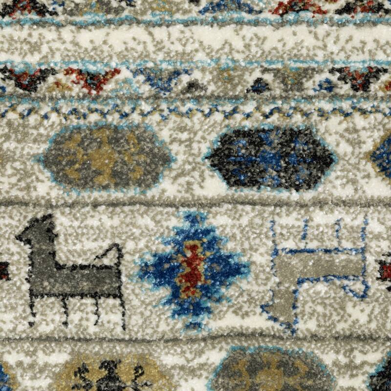 HomeRoots Tribal Bohemian Runner Area Rug
