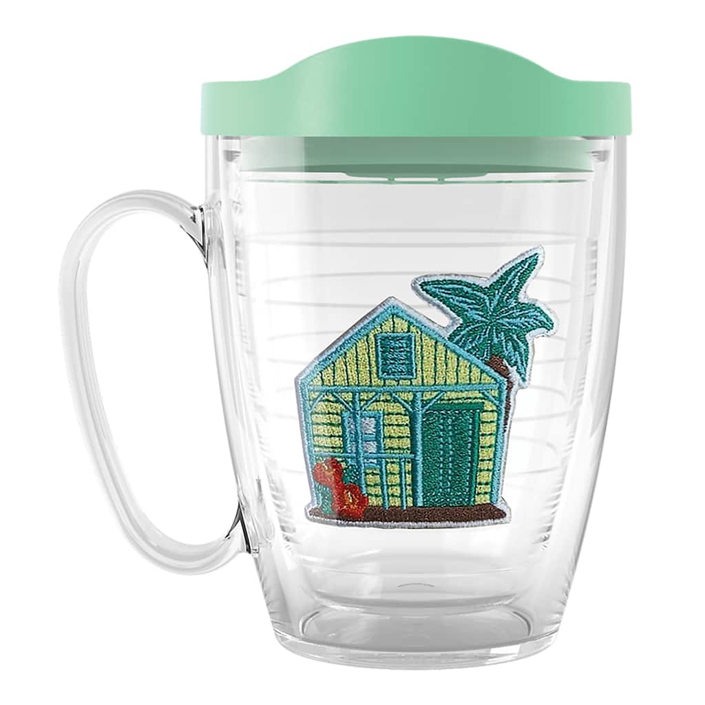 Tervis Beach House Retreat Collection Made in USA Double Walled Insulated Travel Tumbler, Mojito House - 16oz Mug