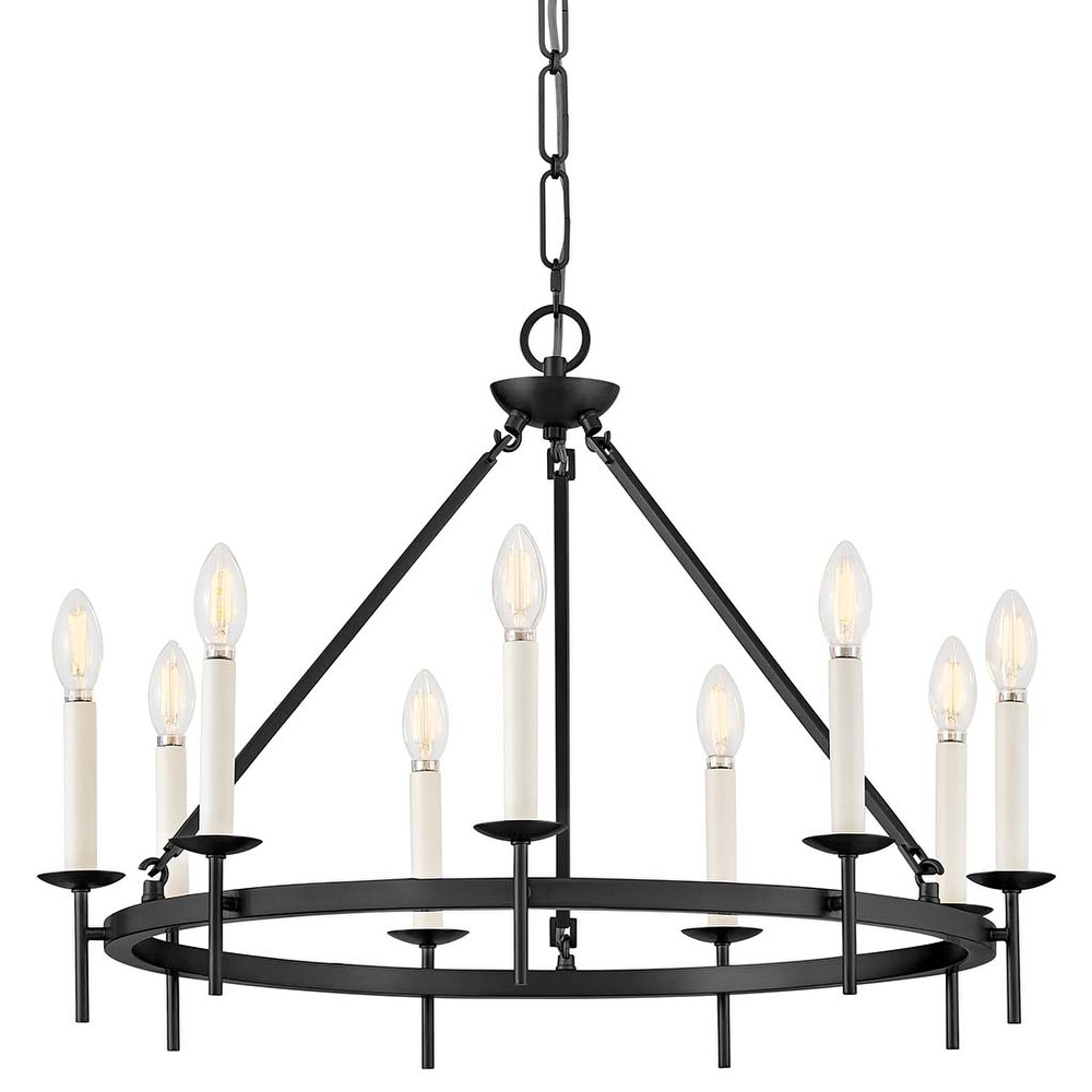 Hinkley Lighting 47475 Copley 9 Light 28" Wide Taper Candle Style