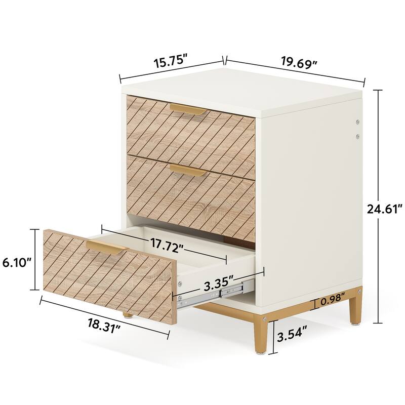 3-Drawer Nightstands for Bedrooms