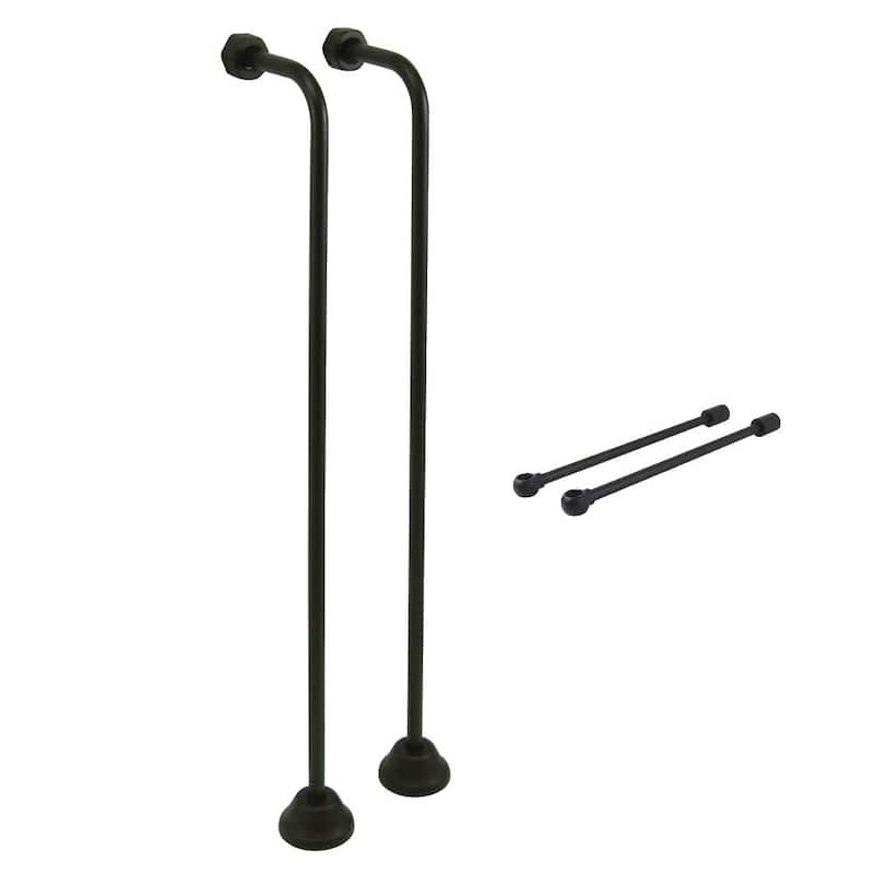 Kingston Brass CCK46 Vintage 22-9/16" Metal Water Supply Line - Matte Black