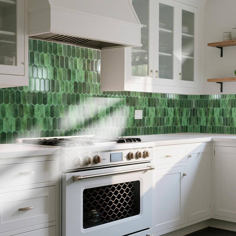 Art3d 10pcs Peel and Stick Backsplash Thickened Wall Tiles, 12''x12'', Cover 10 Sq.Ft.