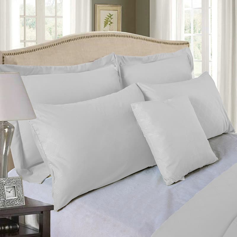 White Plaid Comforter Set