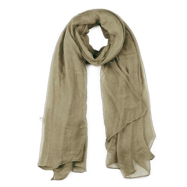Khaki scarf womens Clearance