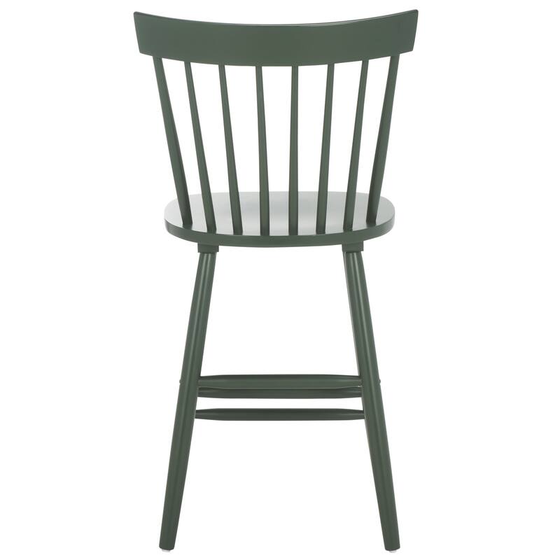 SAFAVIEH Biddie 24-inch Spindle Farmhouse Counter Stool (Set of 2) - 20" W x 21" D x 39" H - 20"W x 21"D x 39"H