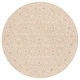 preview thumbnail 24 of 51, SAFAVIEH Handmade Micro-Loop Togzhan Wool Rug 5' Round - Gold/Ivory - Round