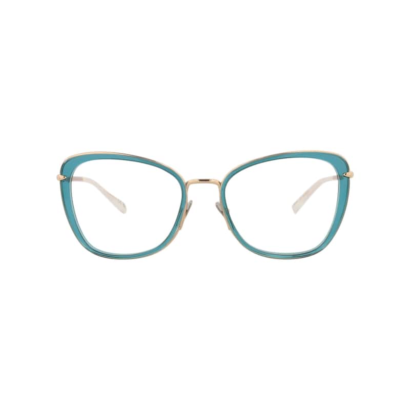 Pomellato Cat Eye-Frame Acetate Optical Frames - Blue Gold Transparent - N/A
