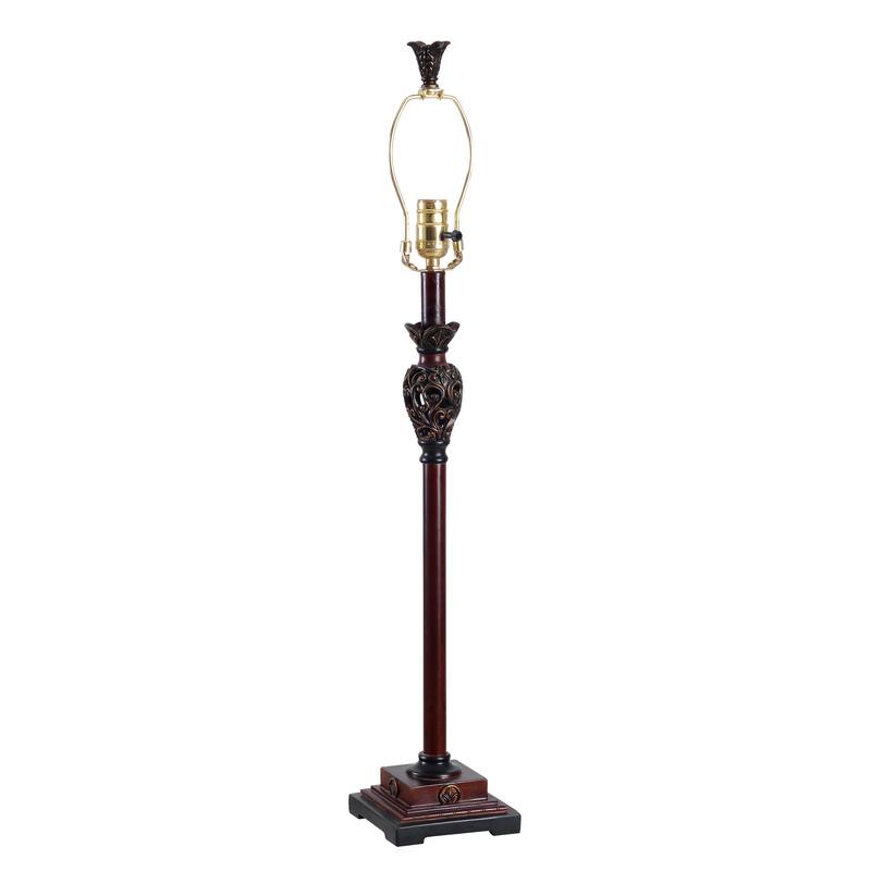 Kenroy Home Iron Lace Table Lamp - Golden Ruby