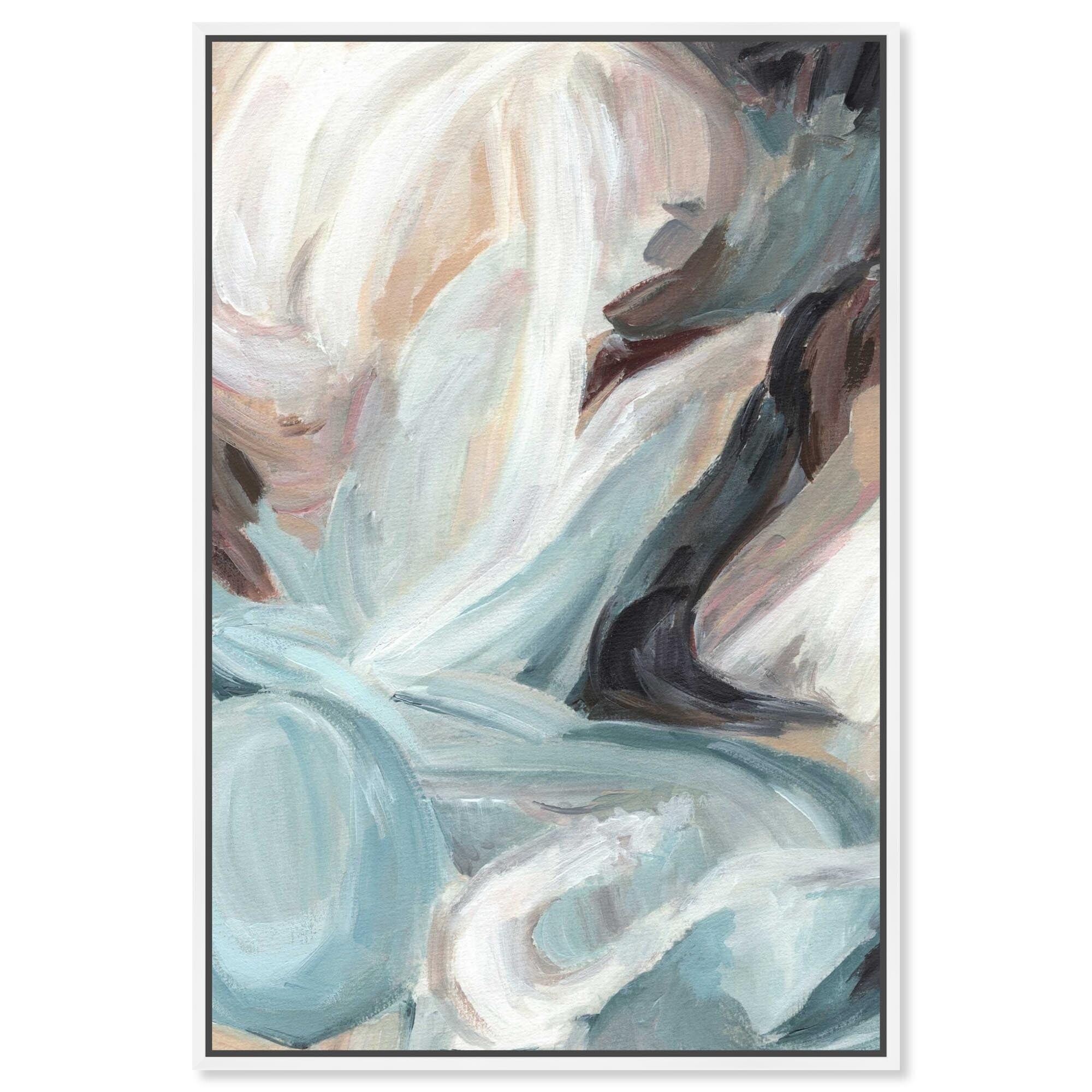 Modern Shapes II Living Room Decor Canvas Print by Art Remedy