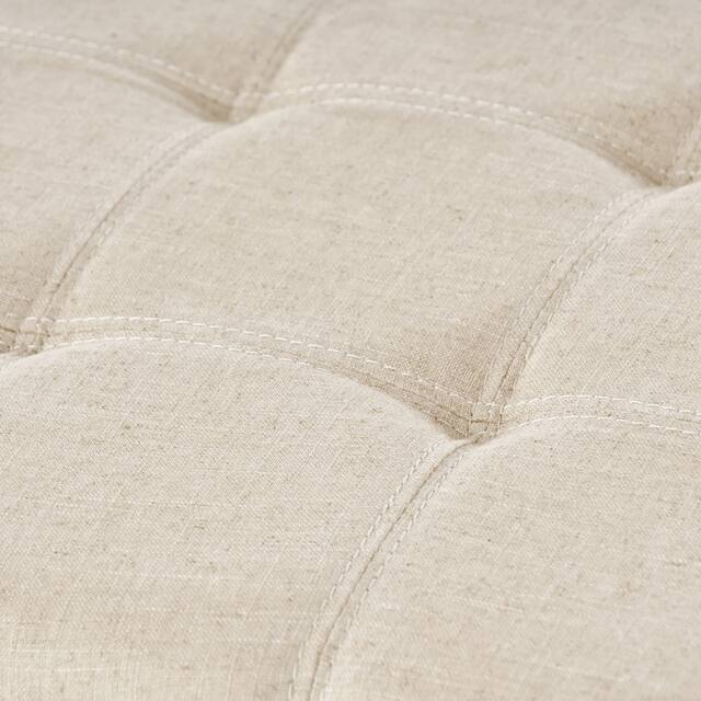 Mission Tufted Fabric Storage Ottoman Bench by Christopher Knight Home - 50.50"L x 18.75"W x 16.00"H