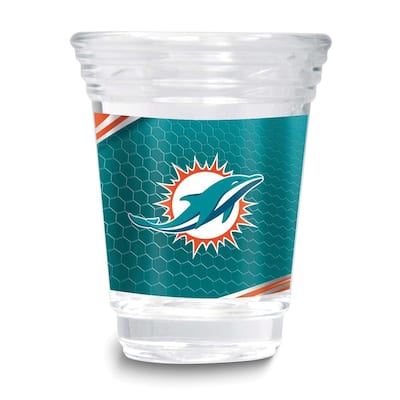 Curata NFL Miami Dolphins 2 Oz. Shot Glass
