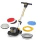 preview thumbnail 1 of 4, Prolux PLC13L 13" Heavy Duty Commercial Polisher Floor Buffer Machine Scrubber and 5 Pads - 29 x 84